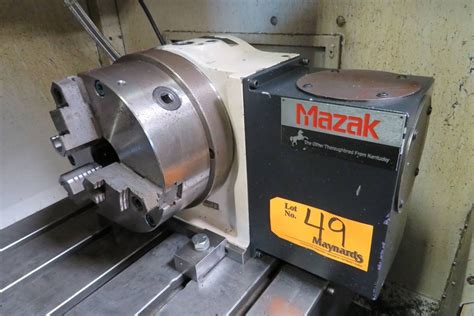 cnc machine rotary table|mazak 4th axis rotary table.